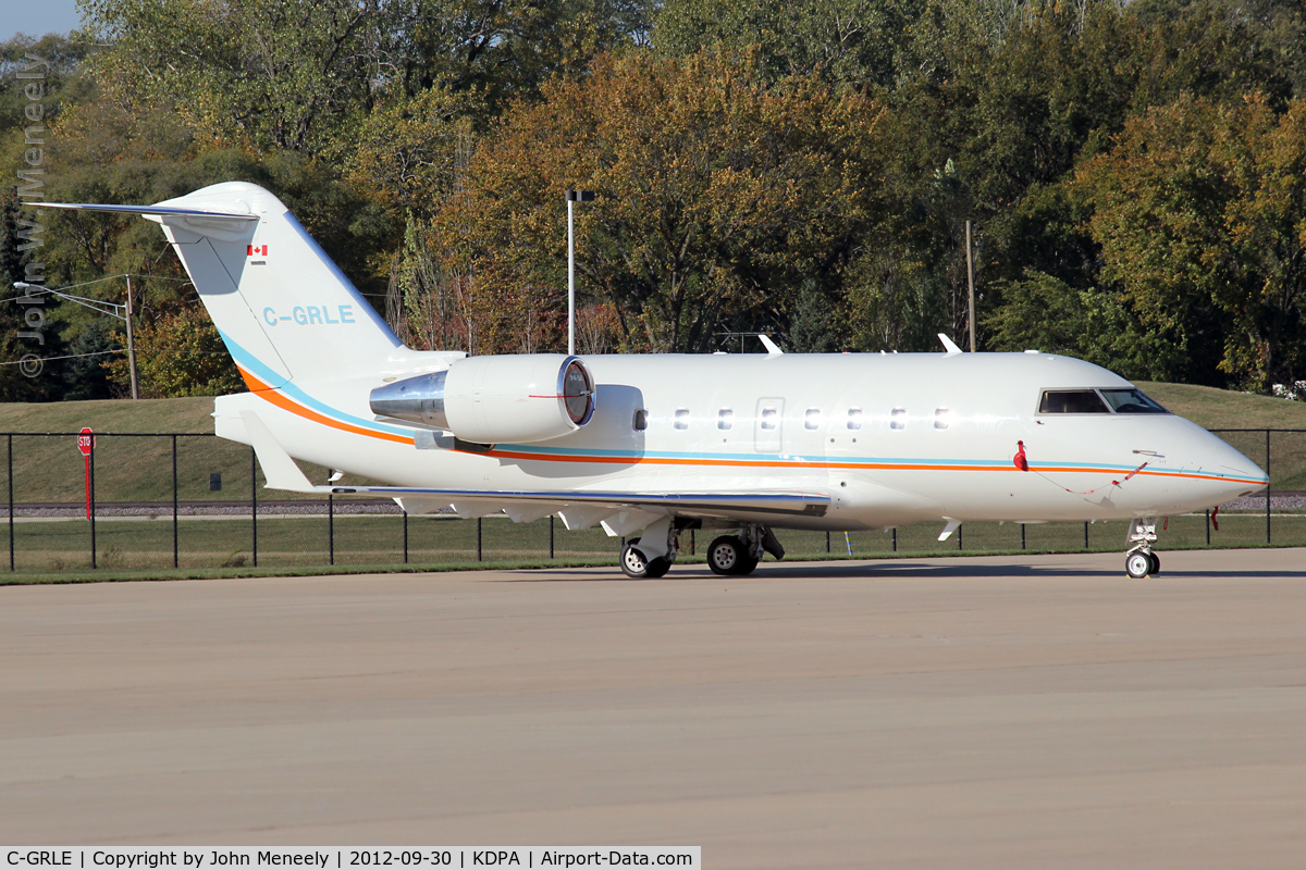 C-GRLE, 2002 Bombardier Challenger 604 (CL-600-2B16) C/N 5553, Ryder Cup visitor
