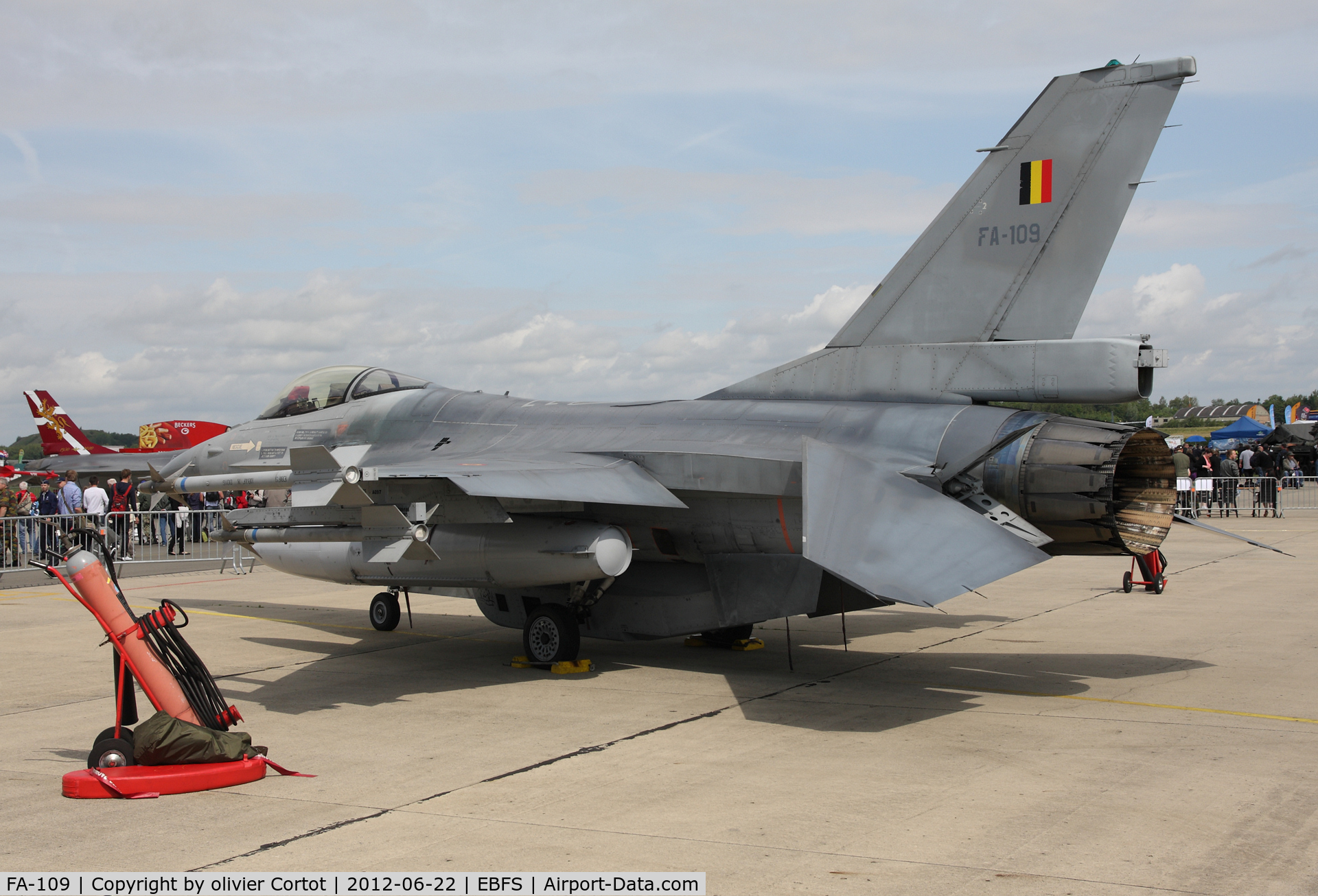 FA-109, SABCA F-16AM Fighting Falcon C/N 6H-109, Florennes airshow 2012