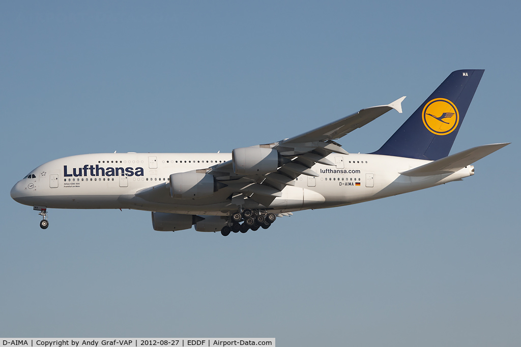 D-AIMA, 2010 Airbus A380-841 C/N 038, Lufthansa A380