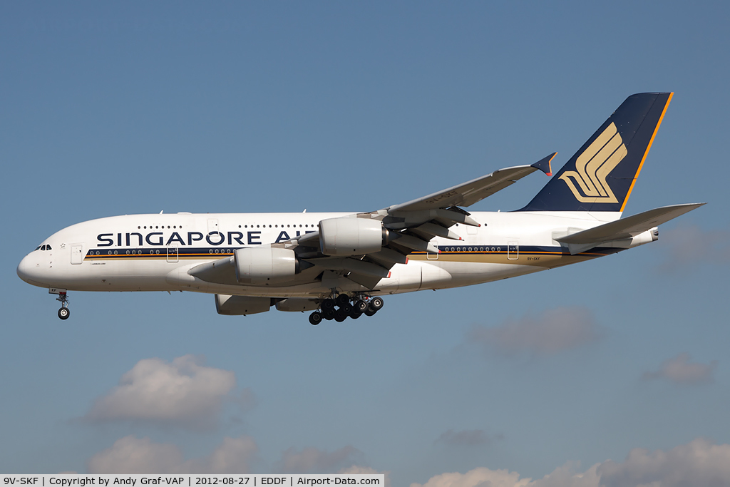 9V-SKF, 2008 Airbus A380-841 C/N 012, Singapore Airlines A380