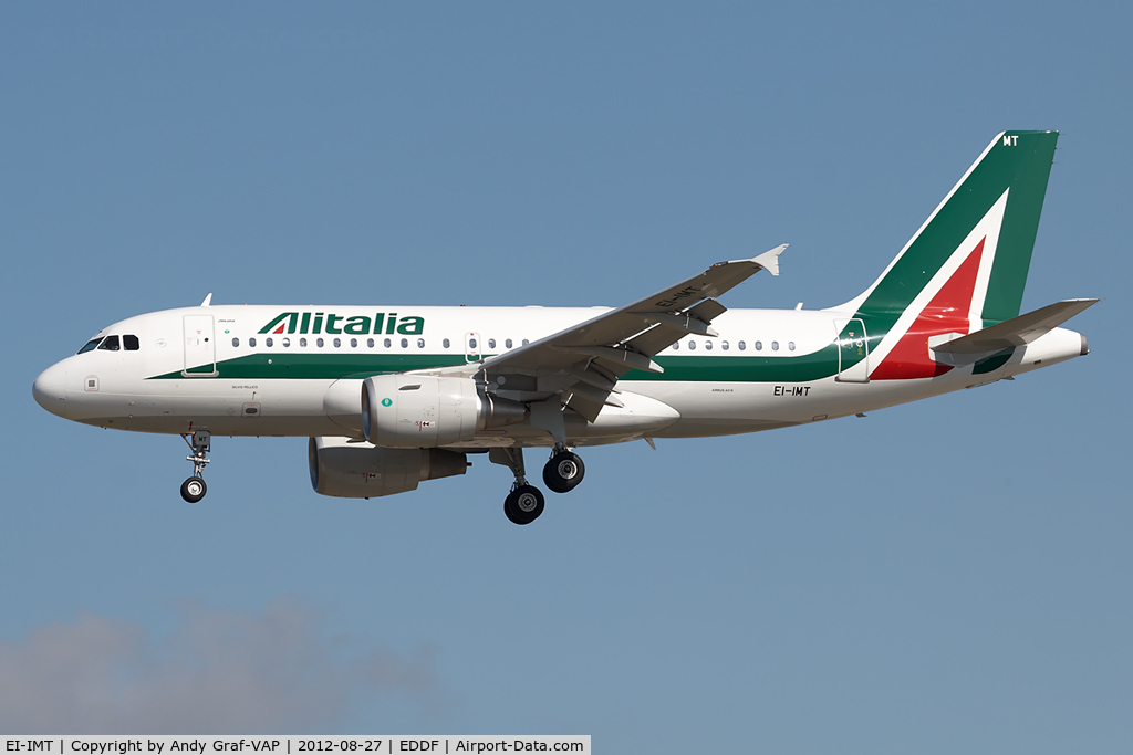 EI-IMT, 2012 Airbus A319-111 C/N 5018, Alitalia A319