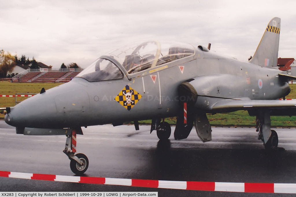 XX283, 1979 Hawker Siddeley Hawk T.1 C/N 109/312108, XX283 @ Airshow Graz LOWG/GRZ 1994