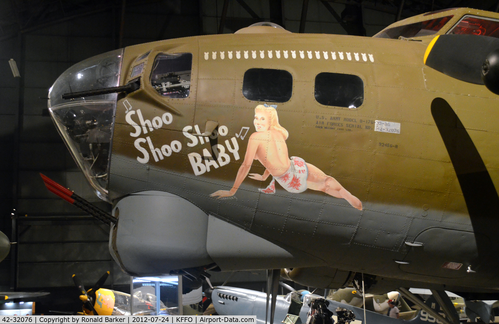 42-32076, 1942 Boeing B-17G Flying Fortress C/N 7190, AF Museum