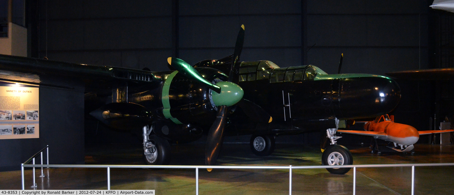 43-8353, 1943 Northrop P-61B Black Widow C/N 1407, AF Museum