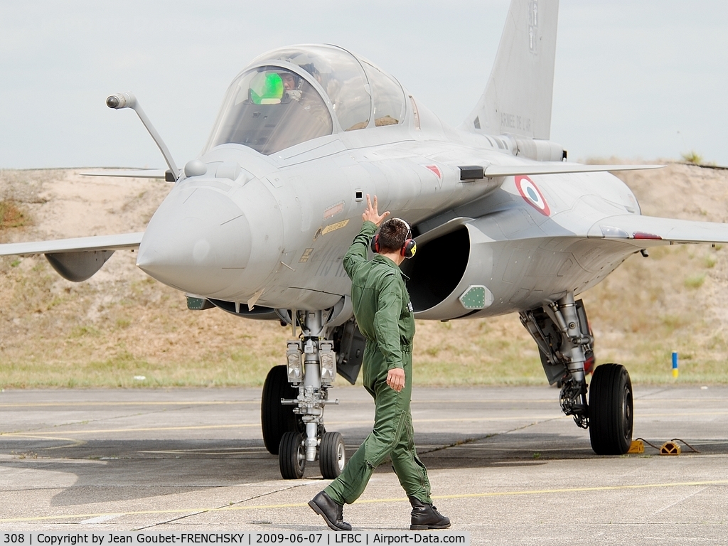 308, 2008 Dassault Rafale B C/N 308, FRANCE AIR FORCE - CAZAUX LFBC