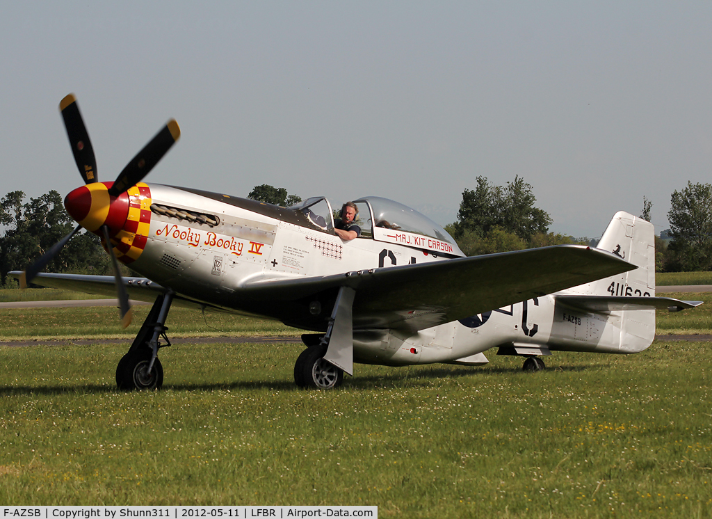 F-AZSB, 1944 North American P-51D Mustang C/N 122-40967, Participant of the AirExpo Airshow 2012