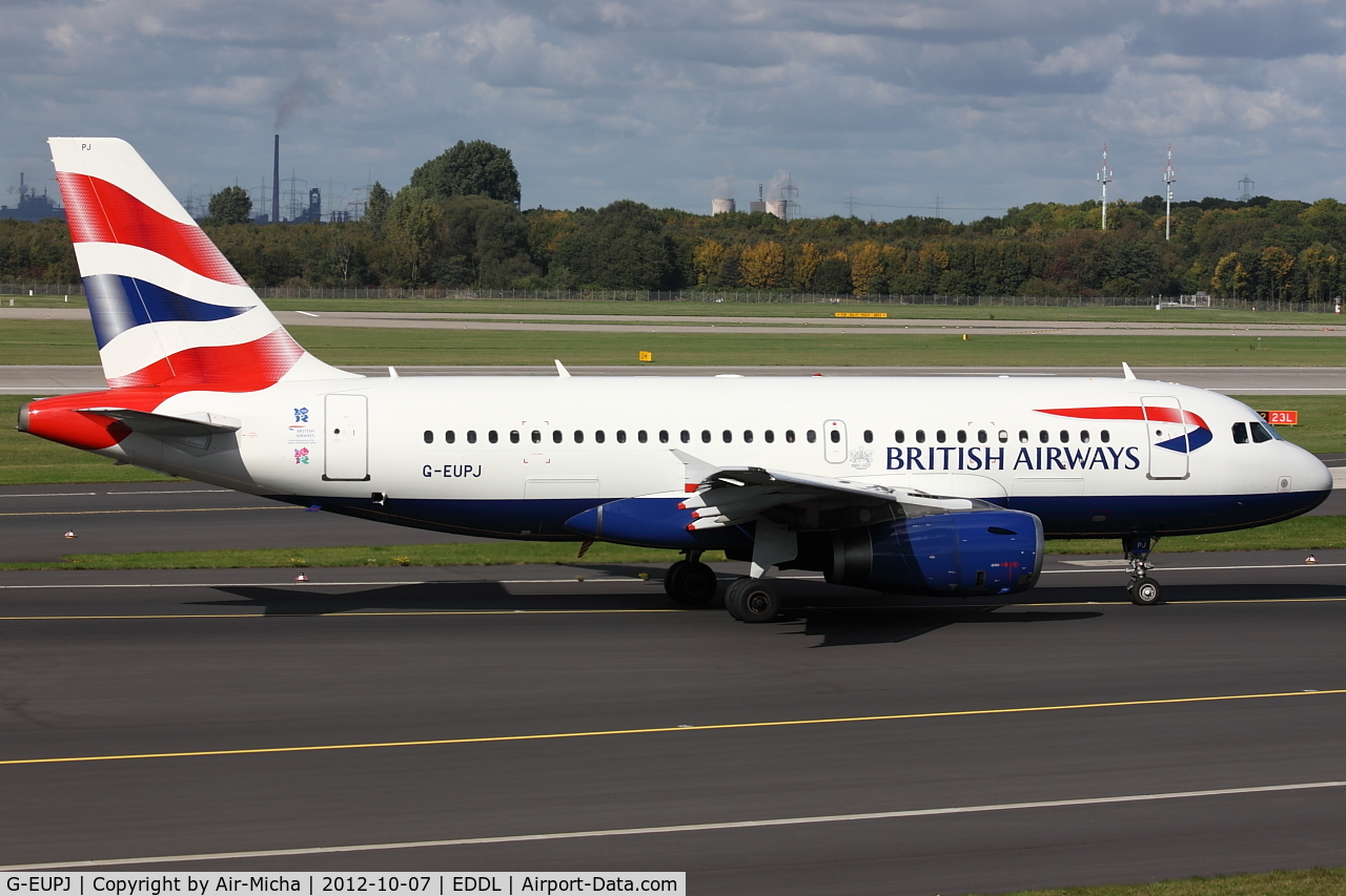 G-EUPJ, 2000 Airbus A319-131 C/N 1232, British Airways, Airbus A319-131, CN: 1232