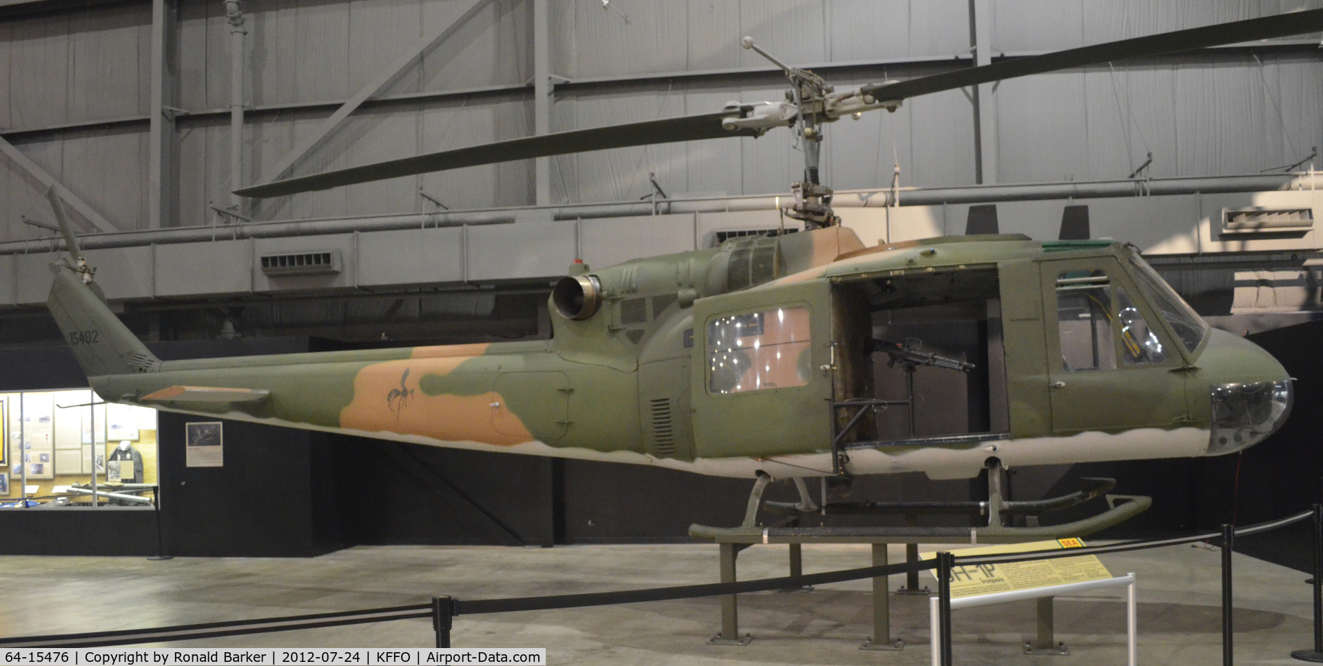 64-15476, 1964 Bell UH-1P Iroquois C/N 7026, Shown as 64-15492