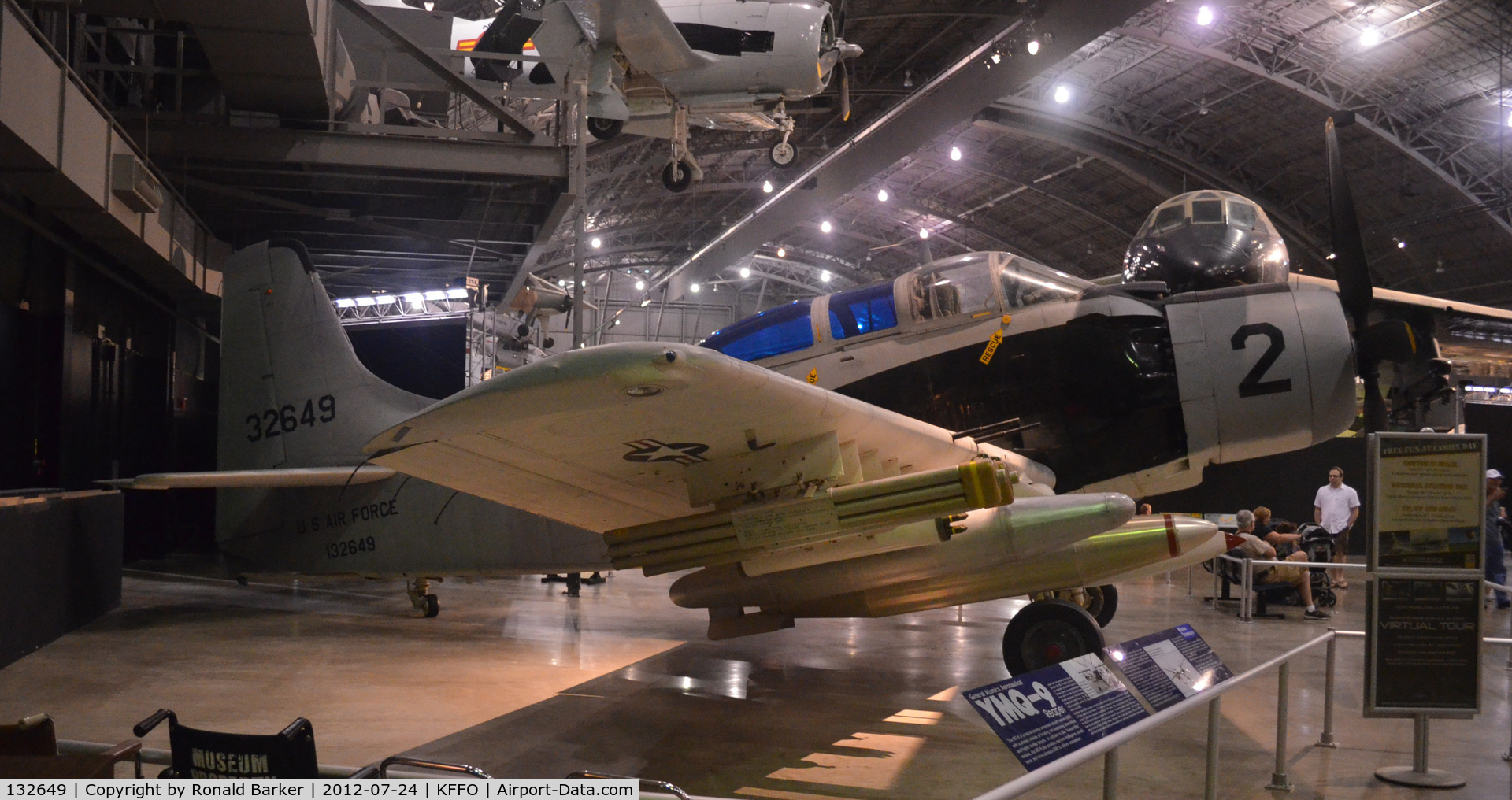 132649, 1952 Douglas A-1E Skyraider C/N 9506, AF Museum