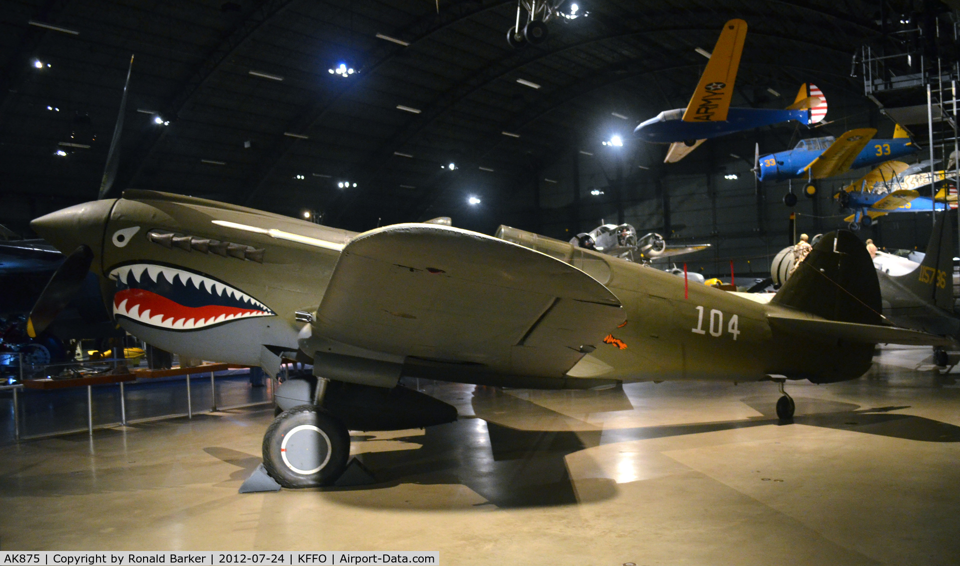 AK875, 1942 Curtiss P-40E Kittyhawk 1A C/N 15349, AF Museum