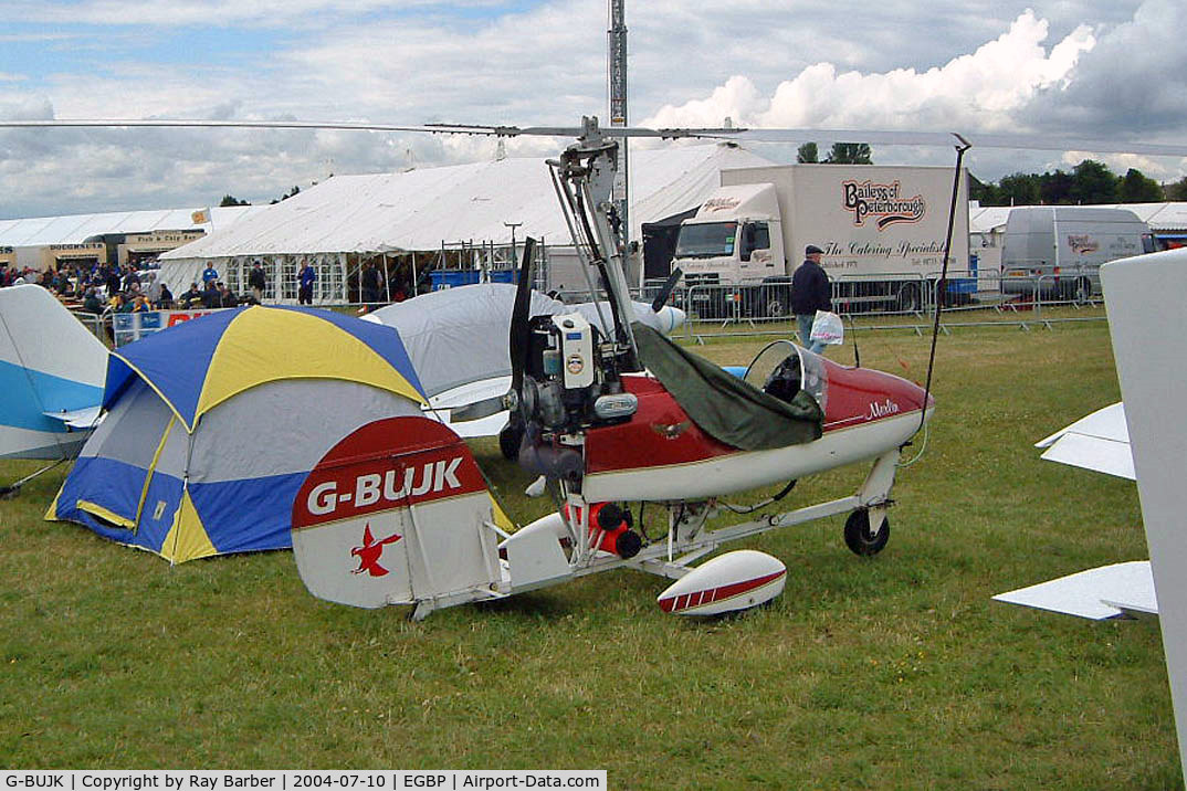 G-BUJK, 1994 Montgomerie-Bensen B-8MR Gyrocopter C/N PFA G/01-1211, Bensen B.8MR Gyrocopter [PFA G/01-1211] Kemble~G 10/07/2004