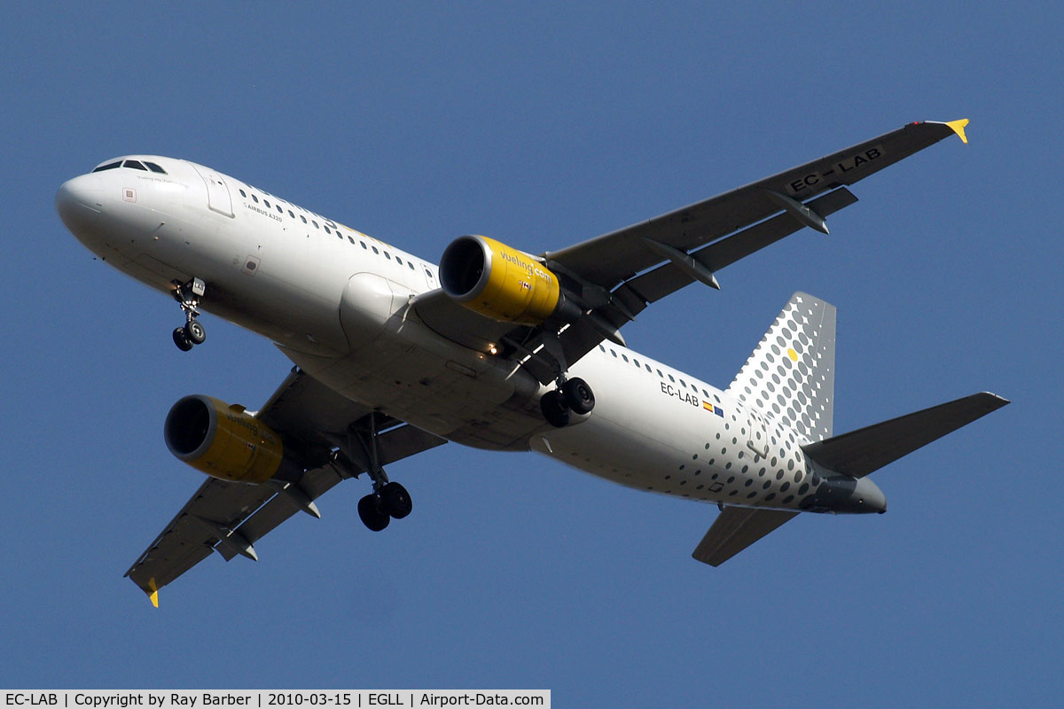 EC-LAB, 2006 Airbus A320-214 C/N 2761, Airbus A320-214 [2761] (Vueling Airlines) Home~G 15/03/2010