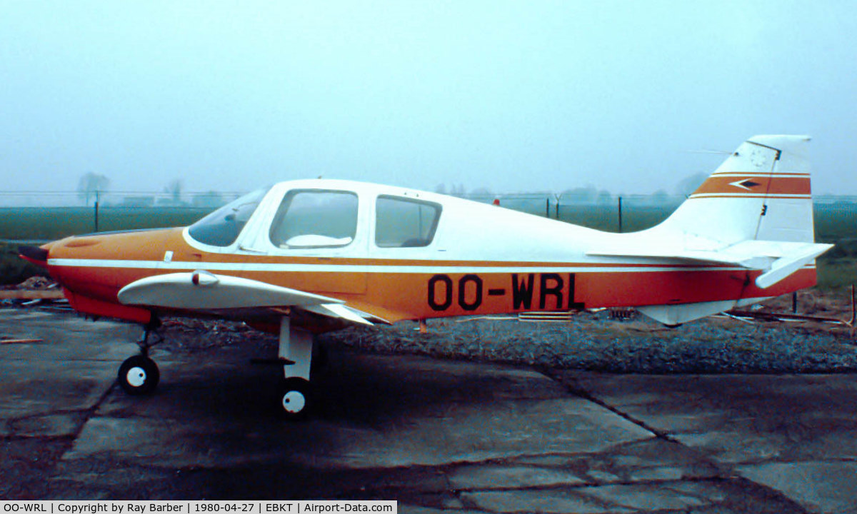 OO-WRL, 1969 Beagle B-121 Pup Series 1 (Pup 100) C/N B121-170, Beagle B.121-150 Pup [B121-170] Wevelgem~OO 27/04/1980