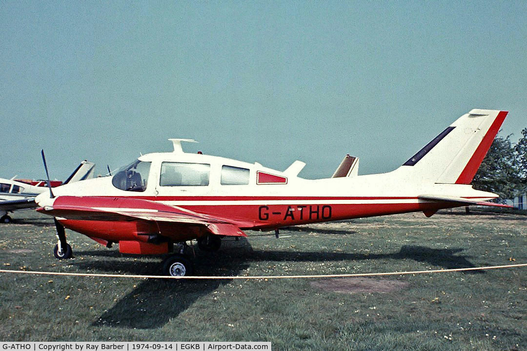 G-ATHO, 1965 Beagle B-206 Series 1 C/N B019, Beagle B.206C Srs.1 [B019] Biggin Hill~G 14/09/1974