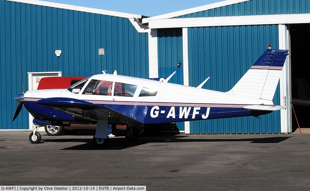 G-AWFJ, 1968 Piper PA-28R-180 Cherokee Arrow C/N 28R-30688, Originally owned to, C.S.E. Aviation Ltd in March 1968 and currently with, Bavair Ltd since September 2012.