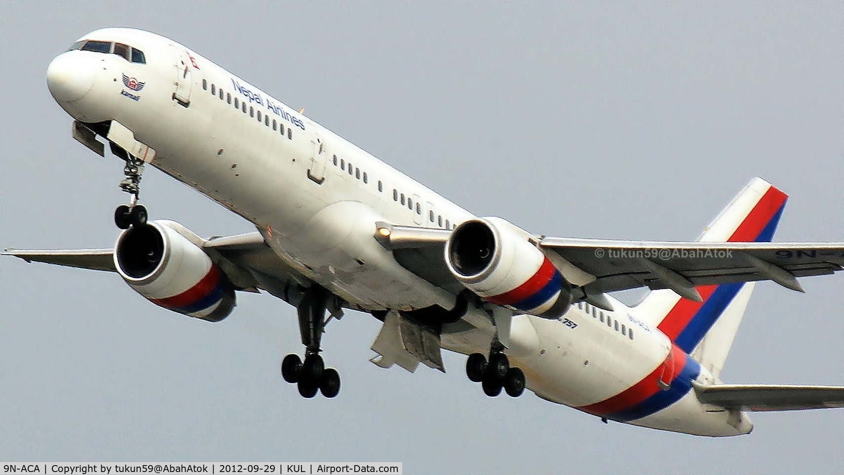 9N-ACA, 1987 Boeing 757-2F8 C/N 23850, Royal Nepal Airlines