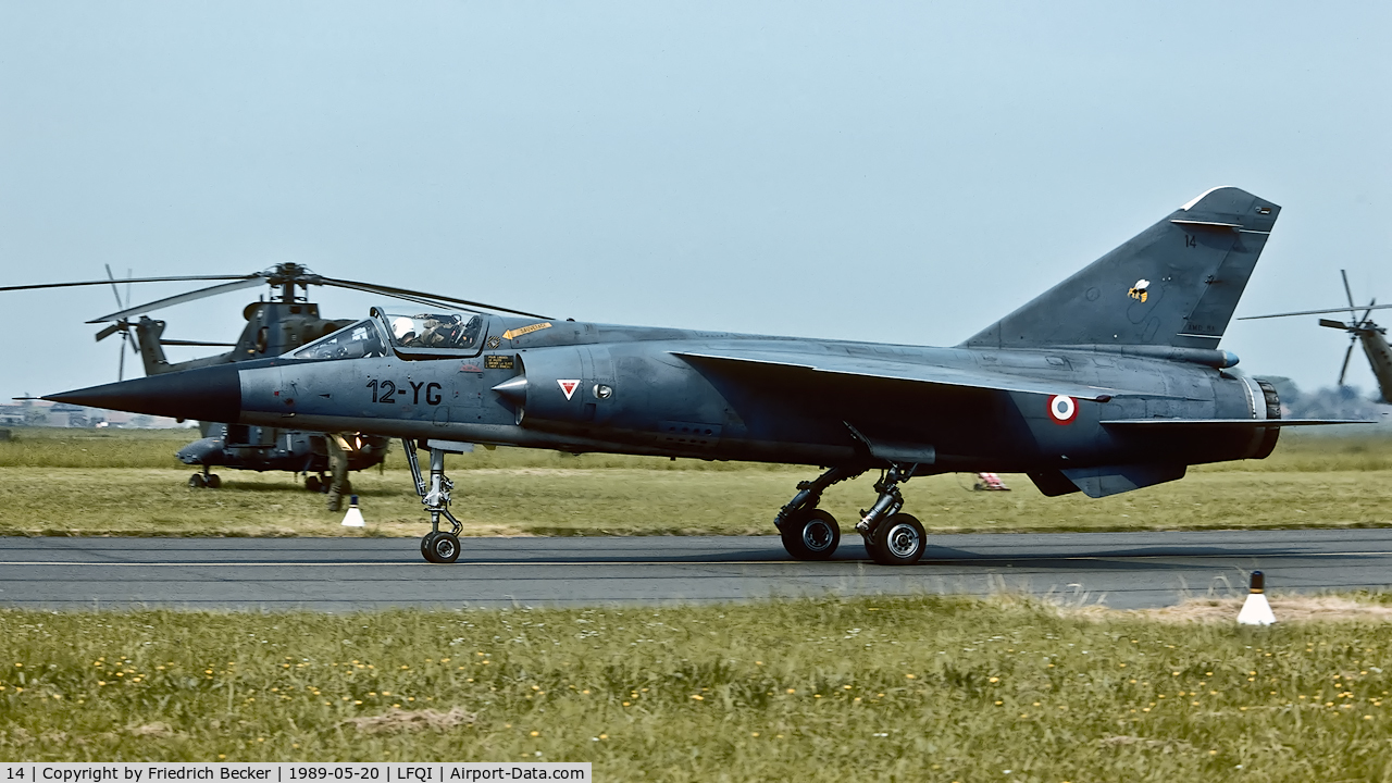 14, Dassault Mirage F.1C C/N Not found 14, taxying to the active
