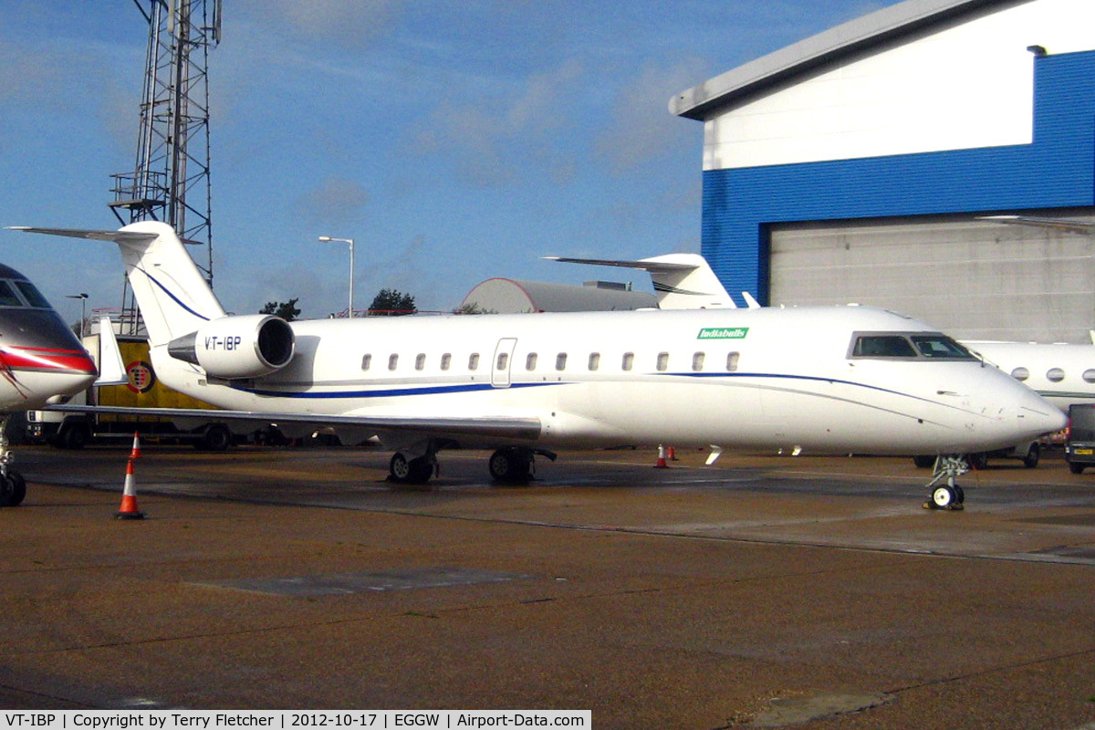 VT-IBP, 2007 Bombardier CRJ-200 (CL-600-2B19) C/N 8070, 2007 Bombardier Challenger 850, c/n: 8070 at Luton
