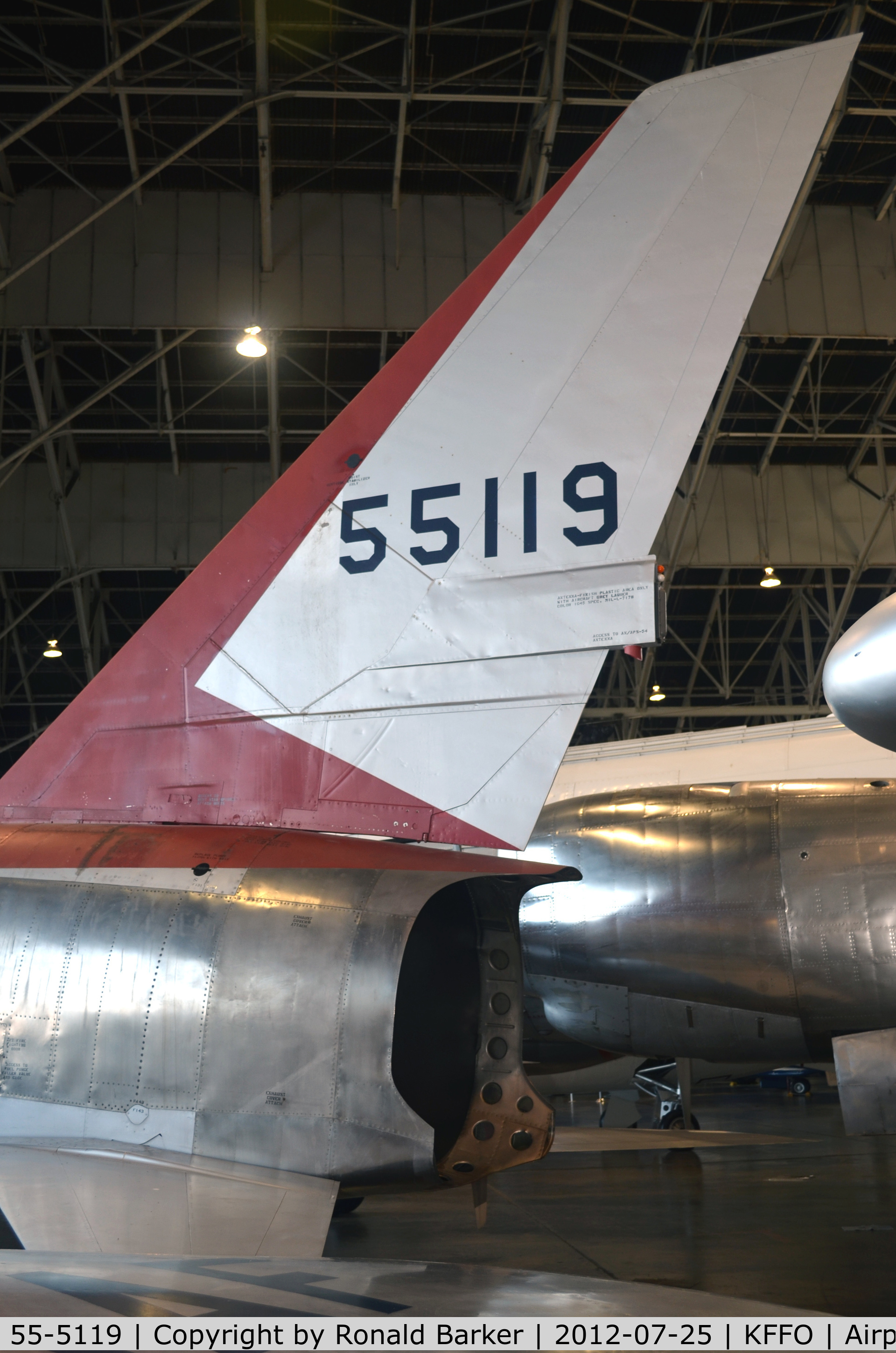 55-5119, 1955 North American F-107A C/N 212-2, AF Museum