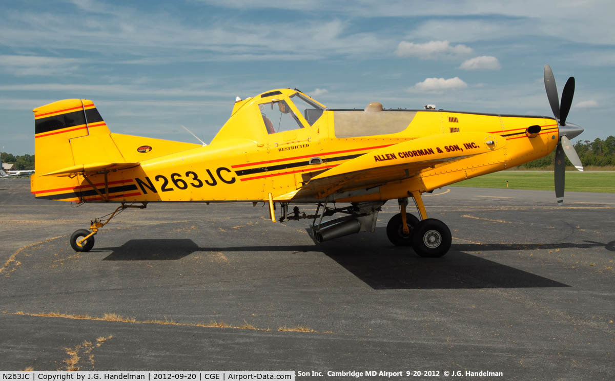 N263JC, 2004 Thrush Aircraft Inc S2RHG-T34 C/N T34HG-105, at Cambridge MD