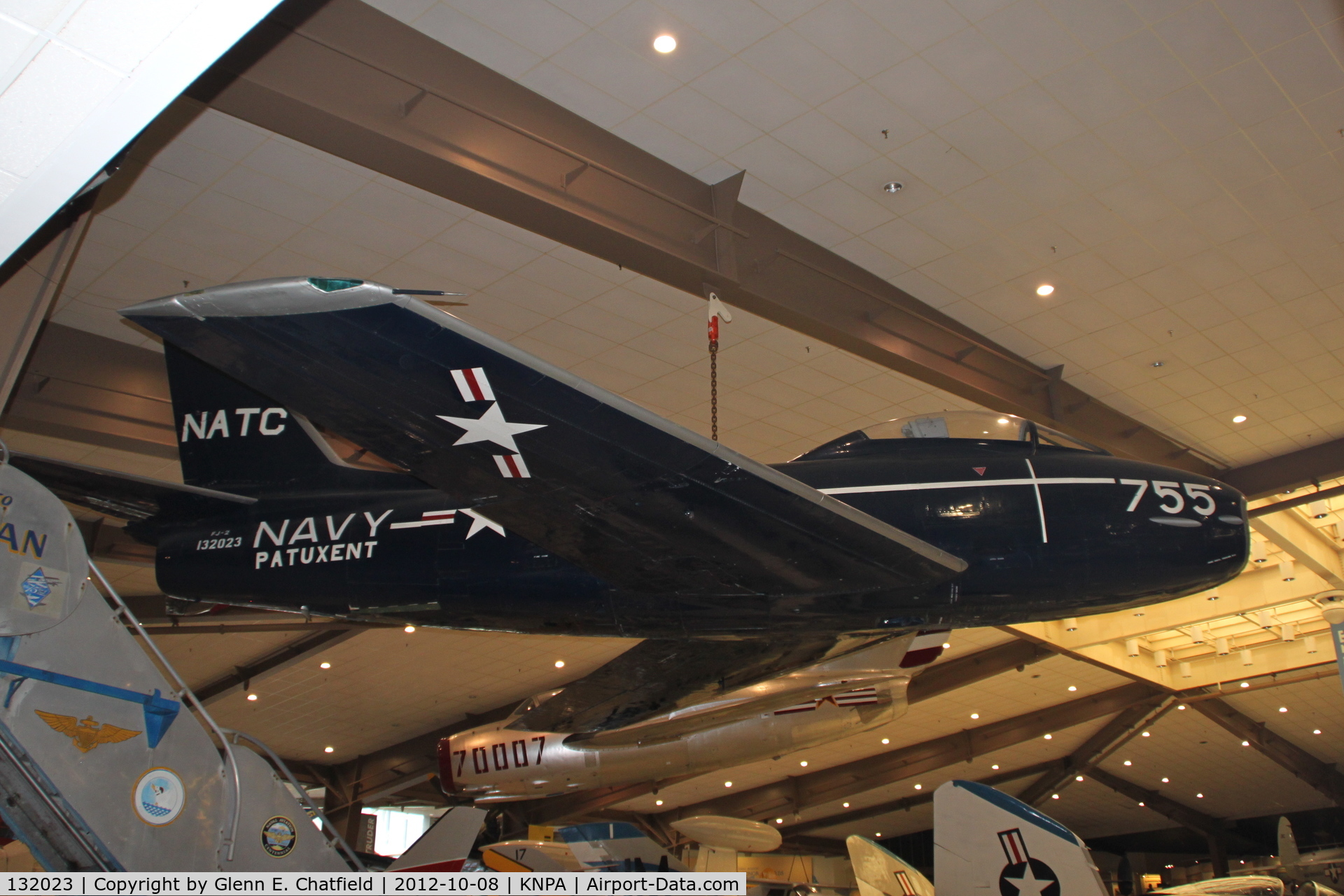 132023, North American FJ-2 Fury C/N Not found 132023, Naval Aviation Museum