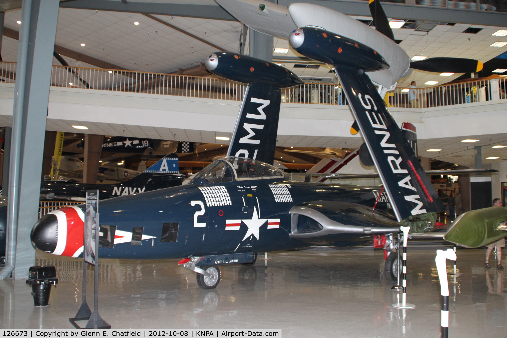 126673, McDonnell F2H-2P Banshee C/N Not found 126673, Naval Aviation Museum