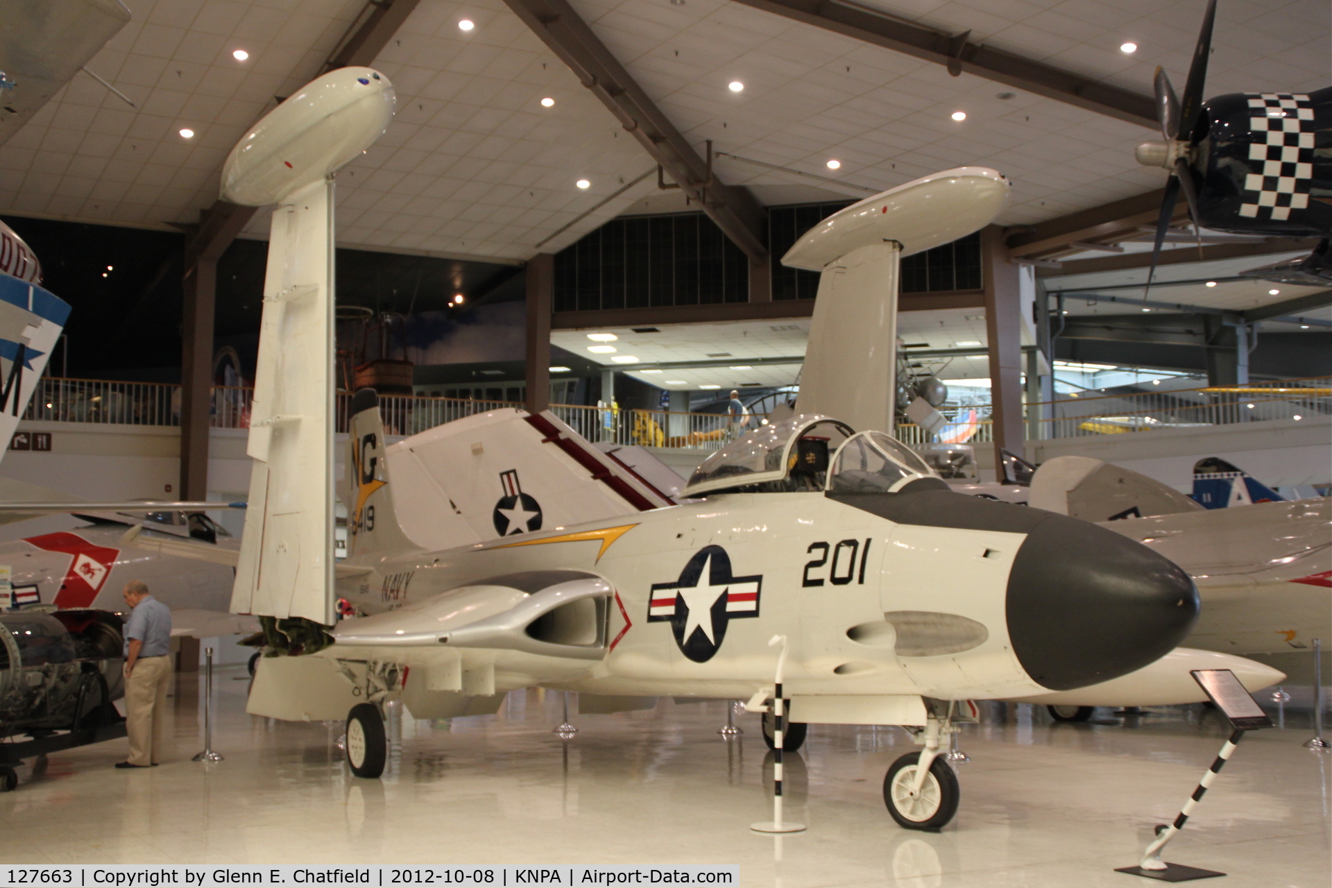 127663, McDonnell F2H-4/F-2D Banshee C/N 250, Naval Aviation Museum