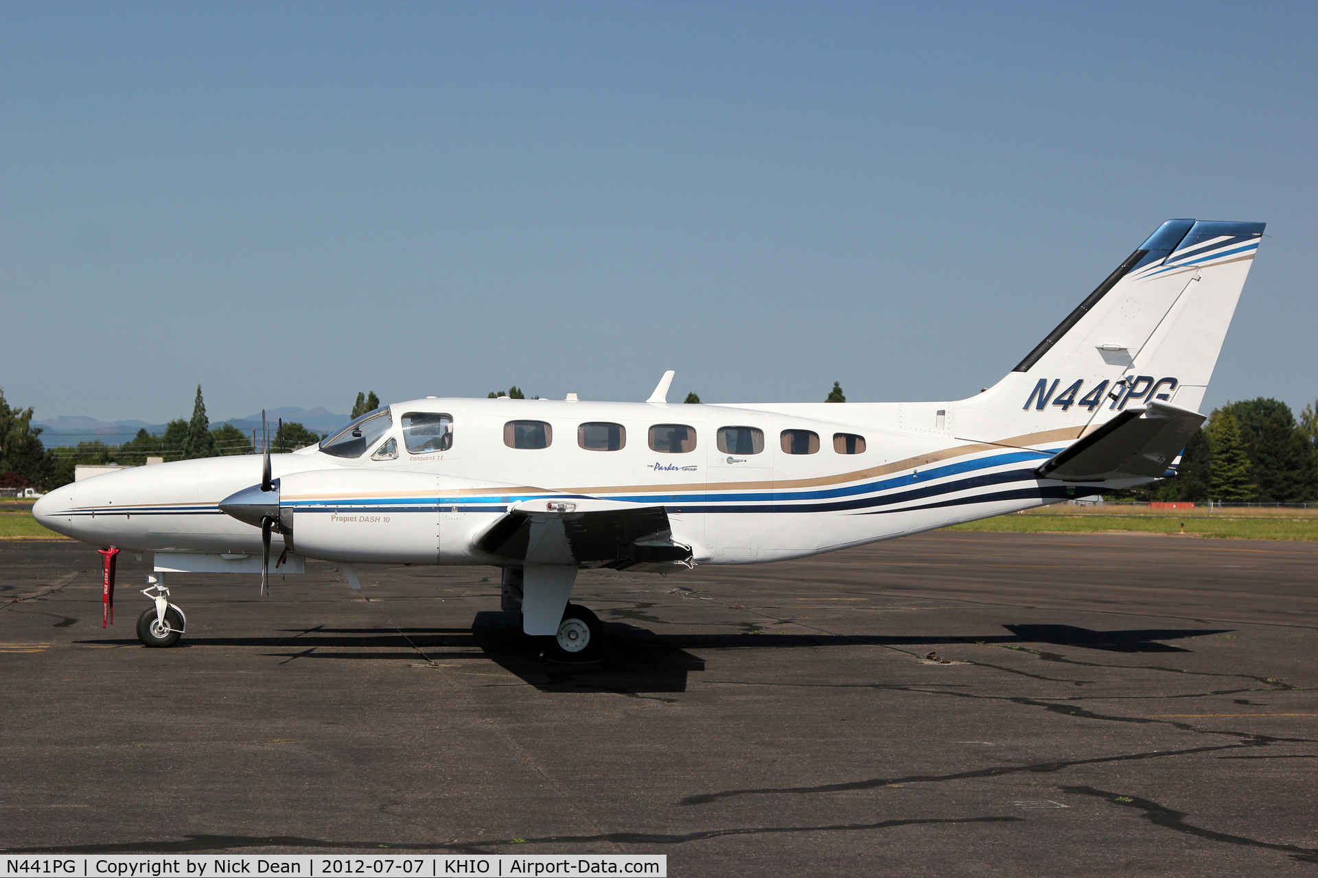 N441PG, 1981 Cessna 441 Conquest II C/N 441-0245, KHIO/HIO