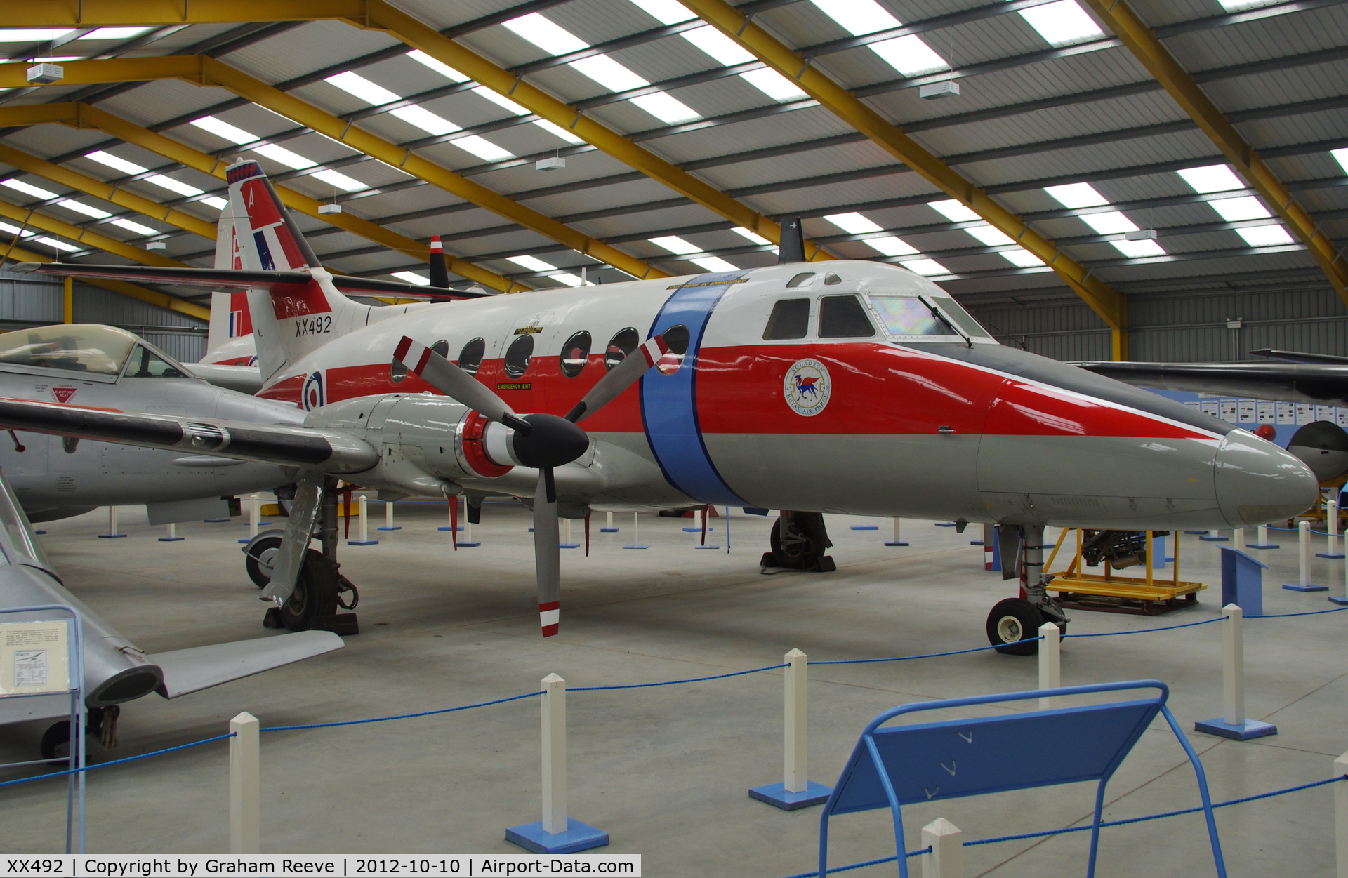 XX492, Scottish Aviation HP-137 Jetstream T.1 C/N 274, Preserved at the Newark Air Museum.