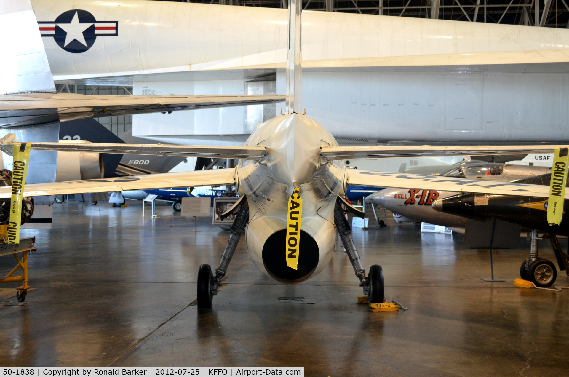 50-1838, 1950 Bell X-5 C/N Not found 50-1838, AF Museum