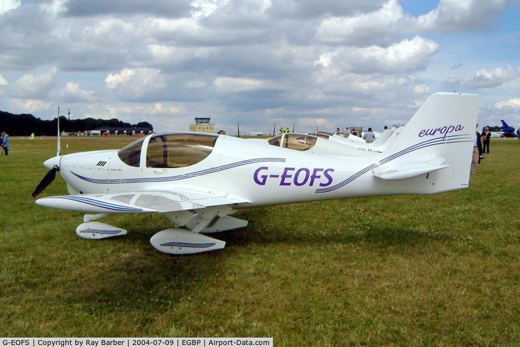 G-EOFS, 1999 Europa Tri Gear C/N PFA 247-13033, Europa Avn Europa XS [PFA 247-13033] Kemble~G 09/07/2004