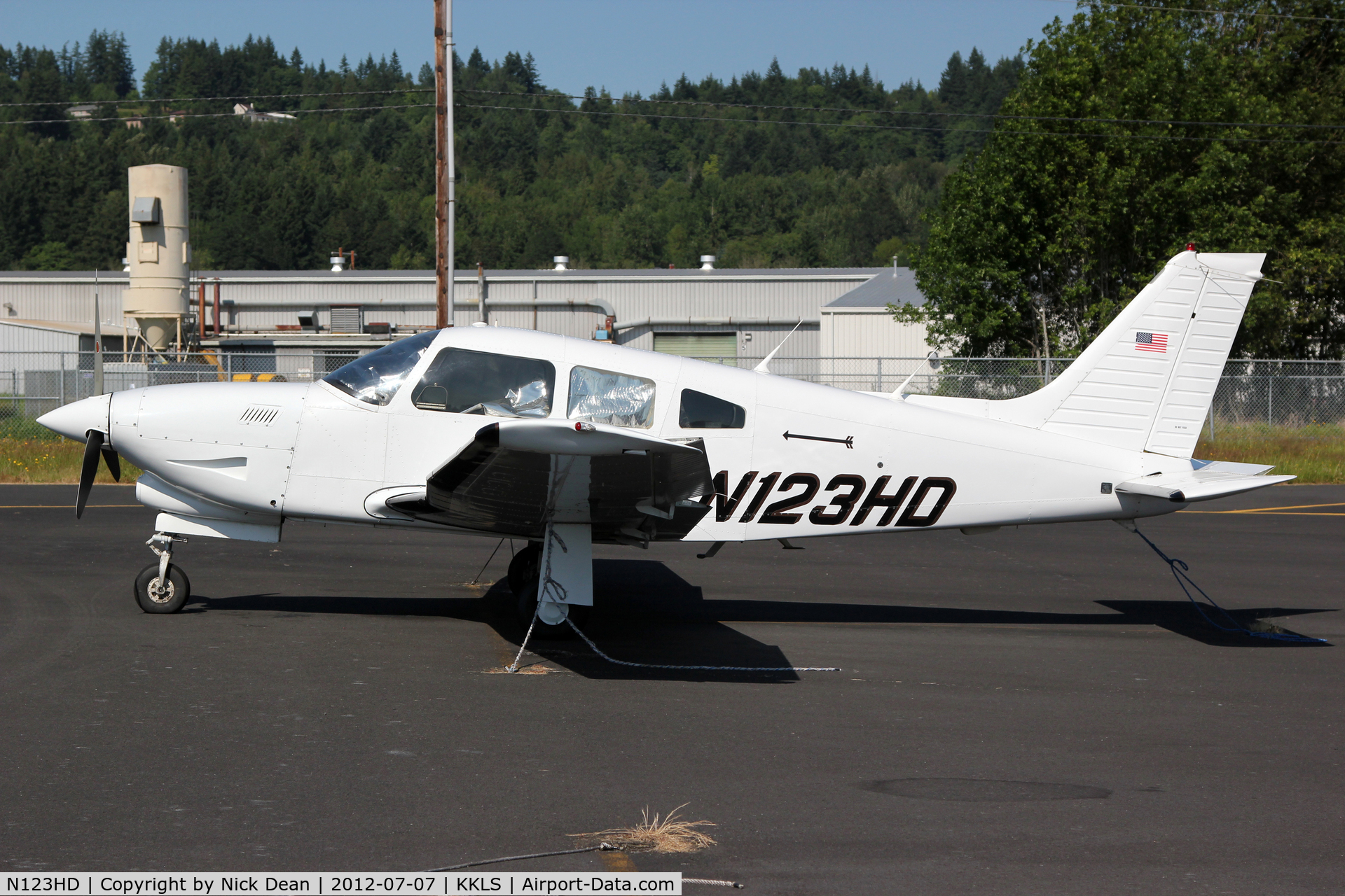 N123HD, 1977 Piper PA-28R-201T Cherokee Arrow III C/N 28R-7803069, KKLS/KLS