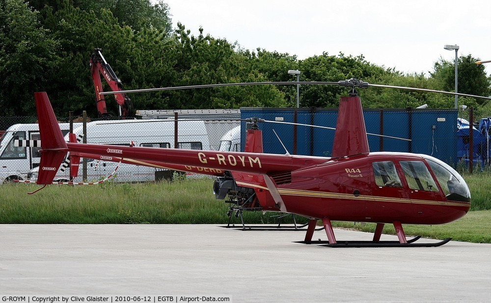 G-ROYM, 2008 Robinson R44 Raven II C/N 12295, Originally owned to, Business Agility Ltd in June 2008 and currently with, Business Agility Group Ltd since January 2011.