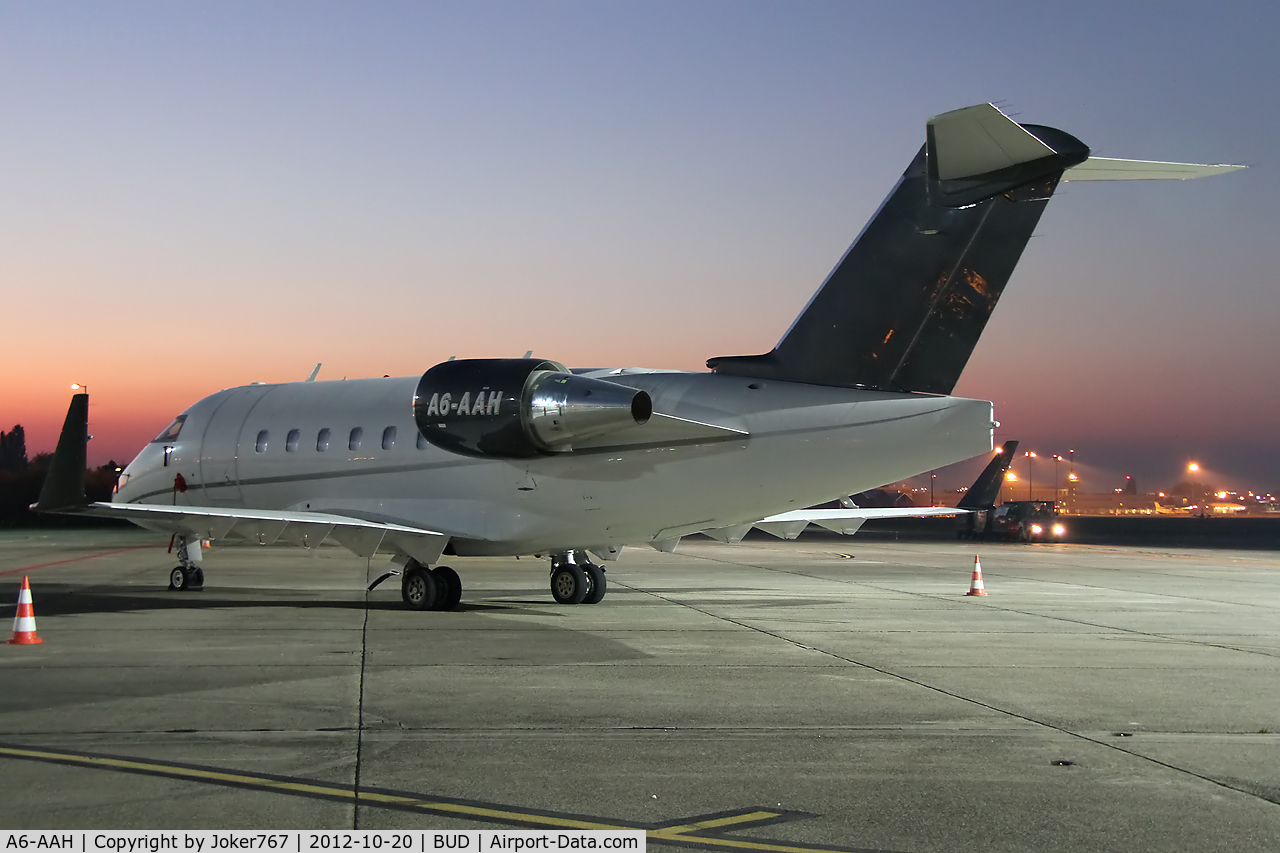 A6-AAH, 1998 Bombardier Challenger 604 (CL-600-2B16) C/N 5362, Execujet Middle East