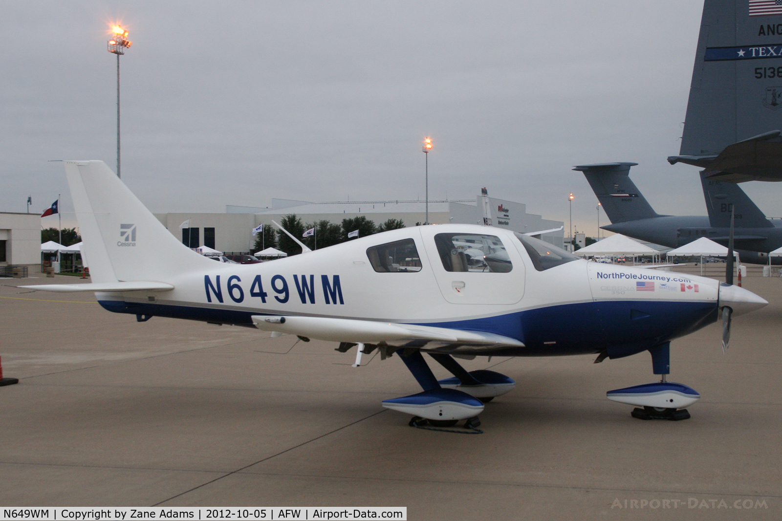 N649WM, 2003 Lancair LC42-550FG C/N 42030, At the 2012 Alliance Airshow - Fort Worth, TX
