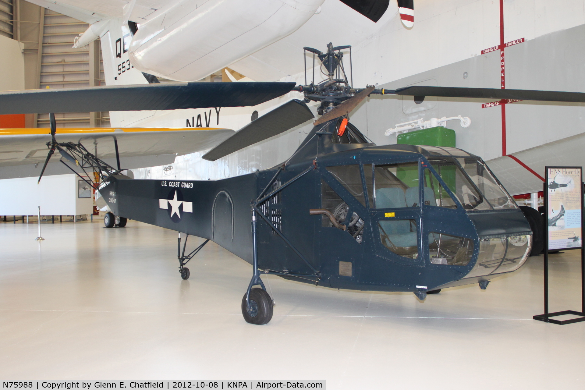 N75988, 1944 Sikorsky HNS-1 Hoverfly C/N 104, Naval Aviation Museum