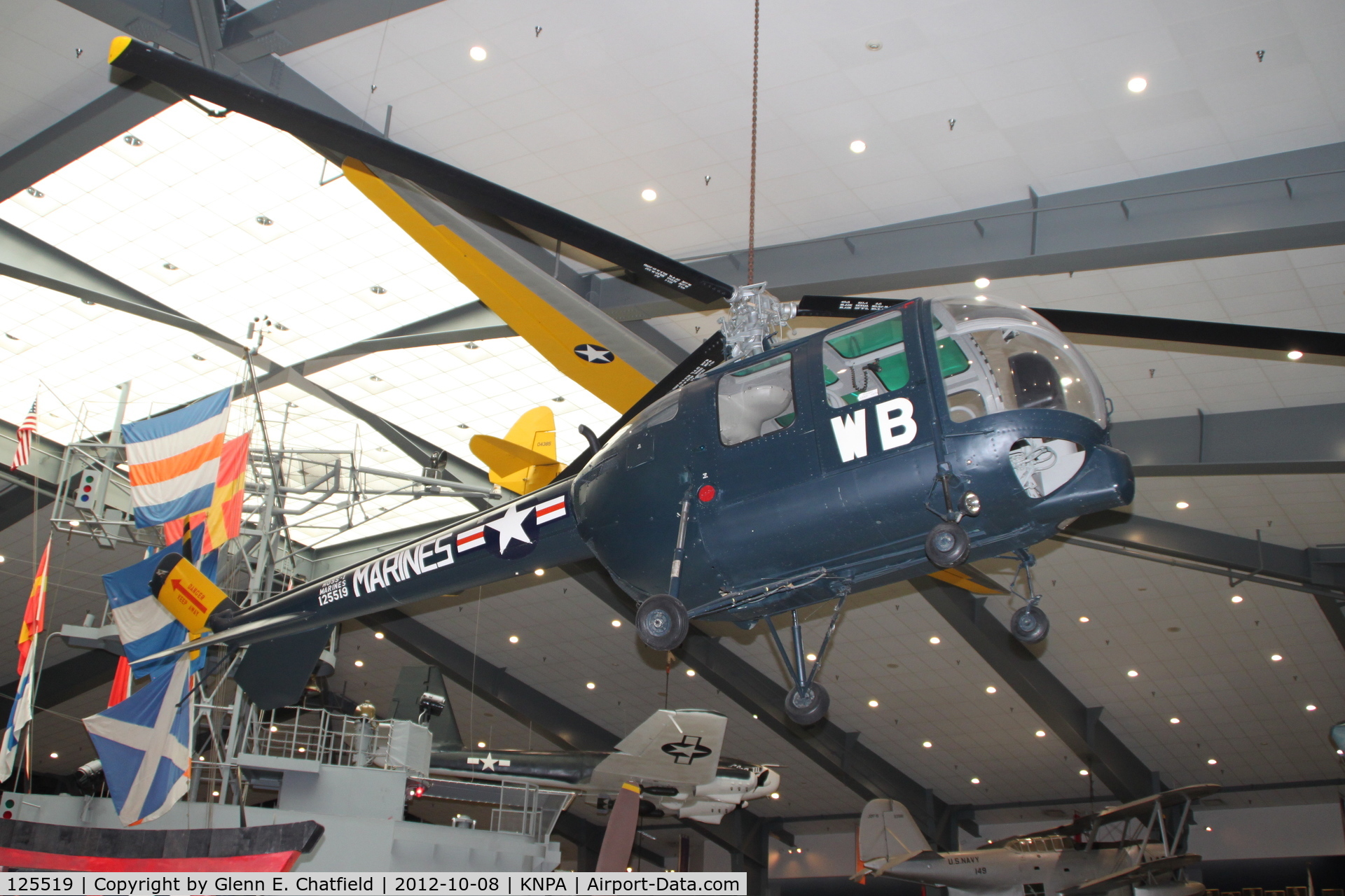 125519, 1952 Sikorsky HO5S-1 C/N 52.012, Naval Aviation Museum