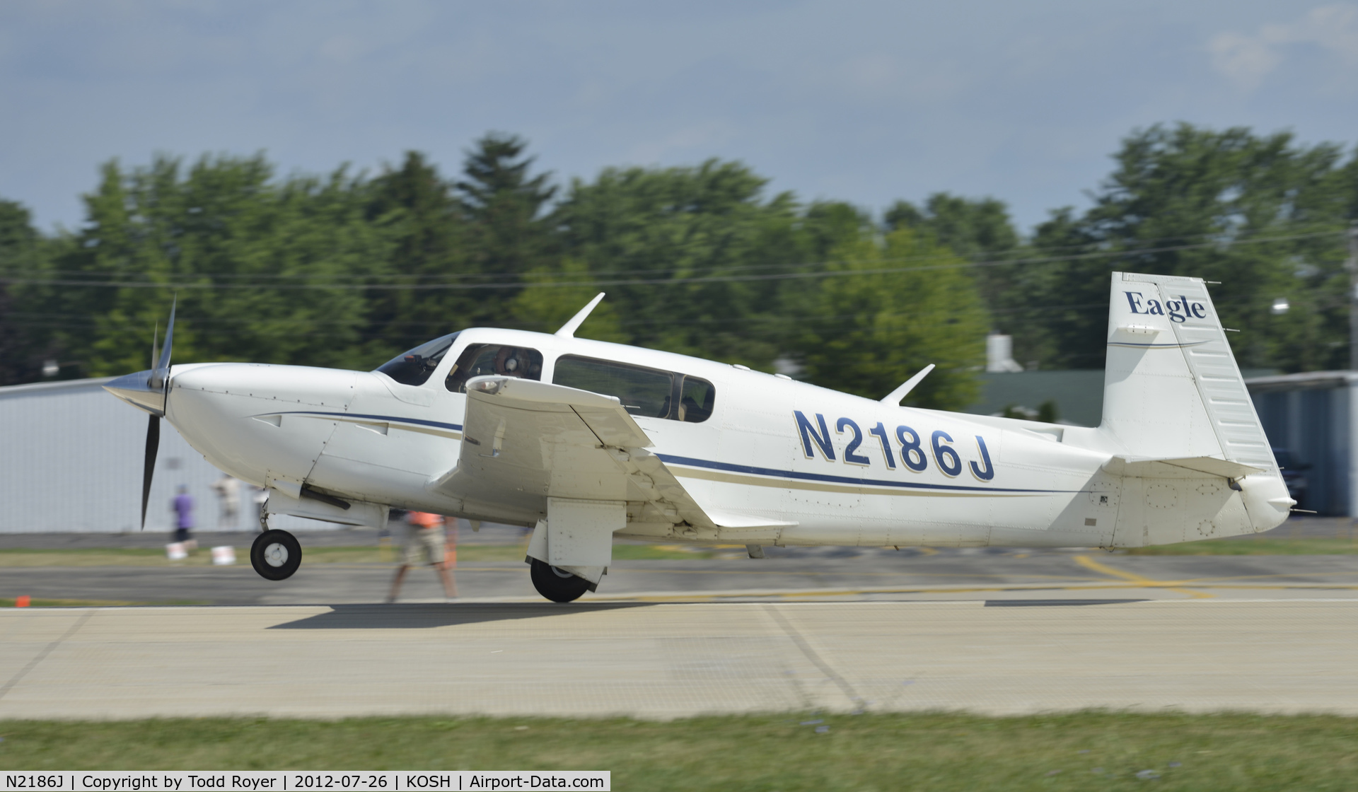 N2186J, 2000 Mooney M20S Eagle C/N 30-0047, Airventure 2012