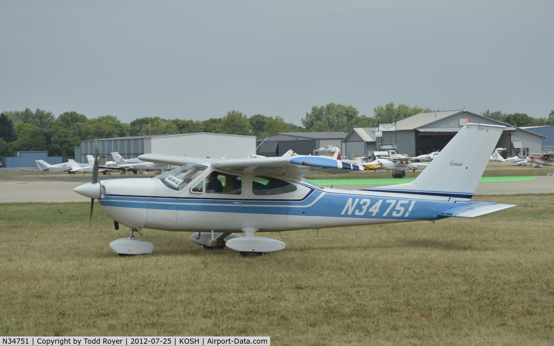 N34751, 1973 Cessna 177B Cardinal C/N 17701977, Airventure 2012