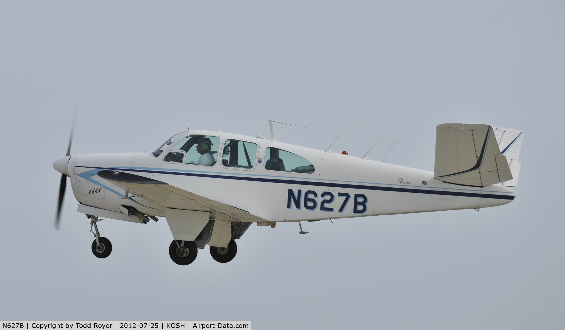 N627B, 1961 Beech N35 Bonanza C/N D-6767, Airventure 2012