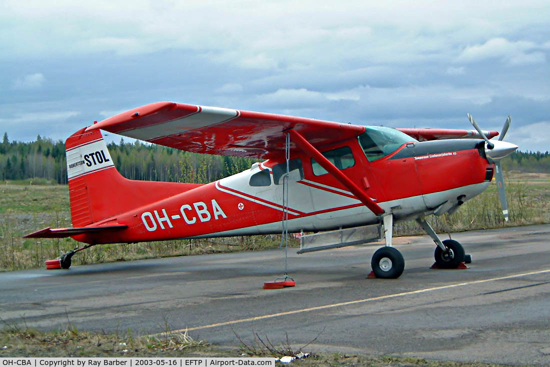 OH-CBA, 1969 Cessna A185E Skywagon 185 C/N 185 1458, Cessna A.185E Skywagon [185-1458] Tampere~OH 16/05/2003
