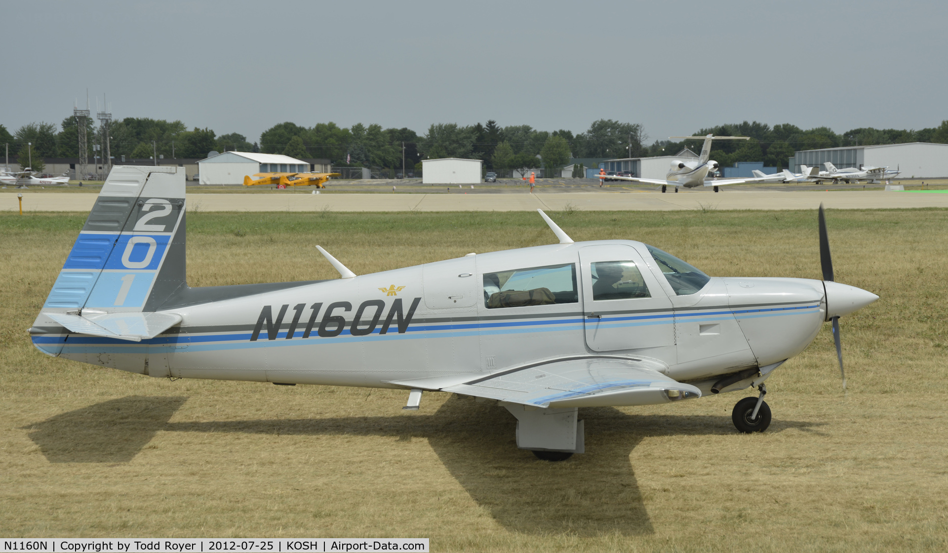 N1160N, 1982 Mooney M20J 201 C/N 24-1274, Airventure 2012
