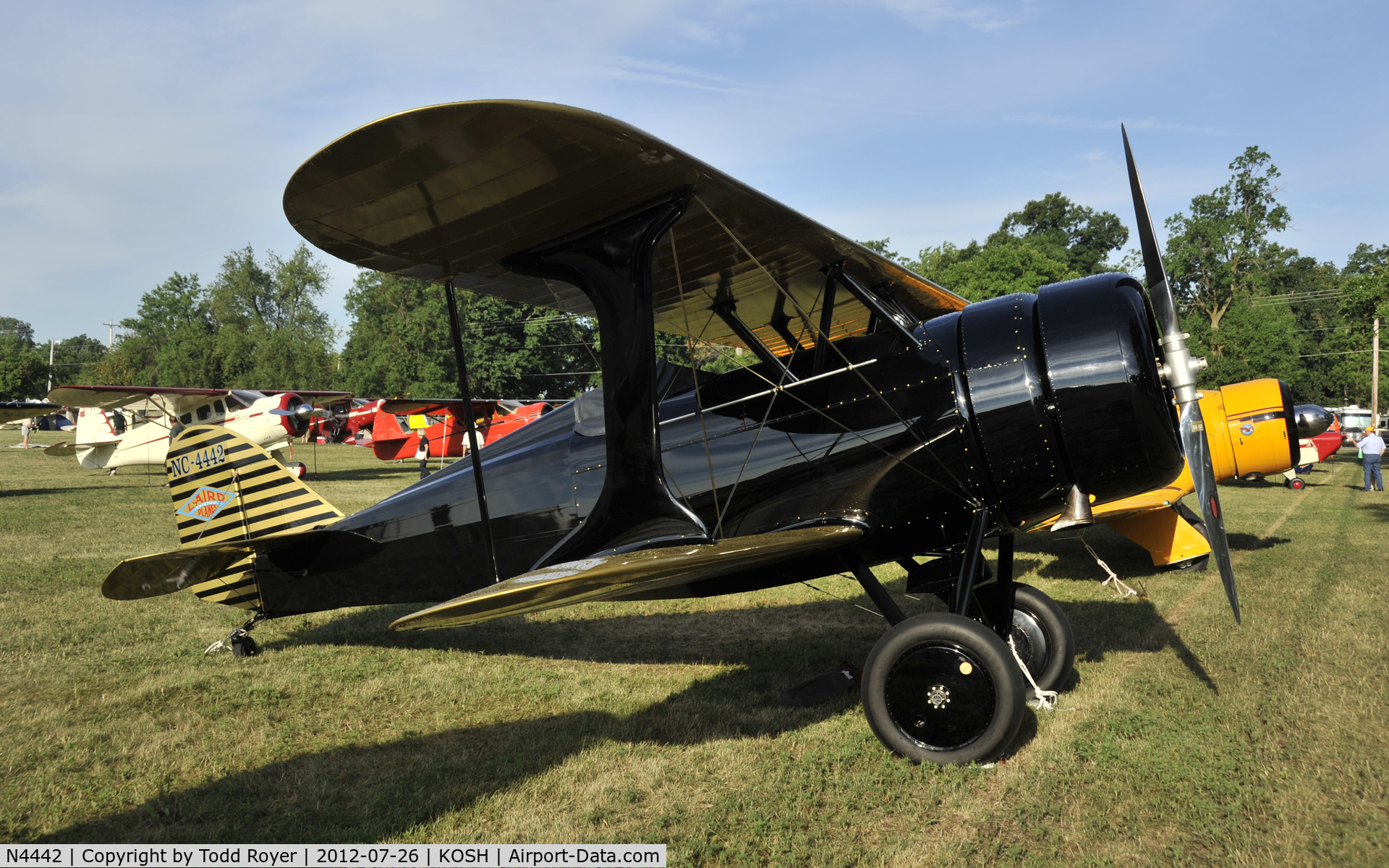 N4442, 1936 Laird LC-RW300 C/N 203, Airventure 2012