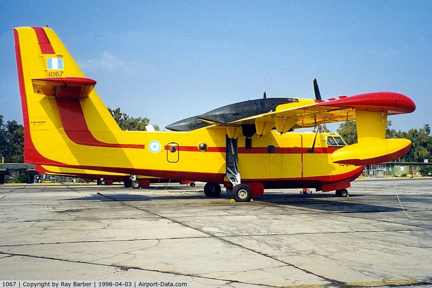 1067, Canadair CL-215-IV (CL-215-1A10) C/N 1067, Canadair CL-215 1A10 [1067] (Greek Air Force) Elefsis~SX 03/04/1998