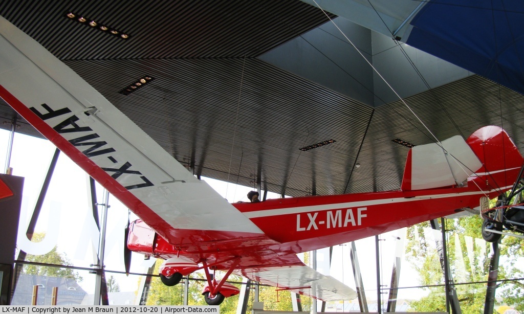 LX-MAF, 1934 Klemm L25D VII R C/N 772, This 1934 original a/c finally found its resting place in the newly opened aviation museum in Mondorf-les-bains, Luxembourg.