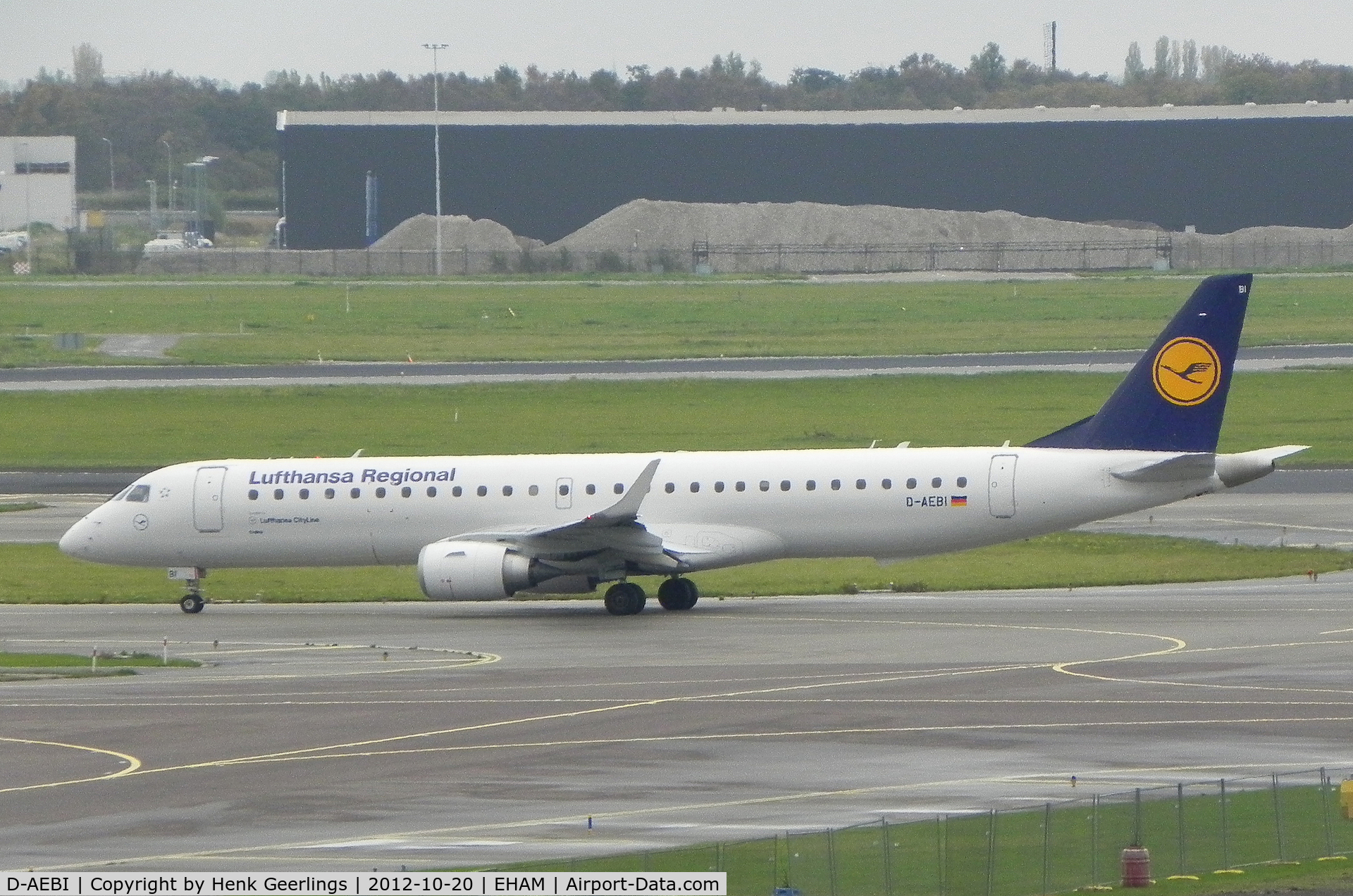 D-AEBI, 2011 Embraer 195LR (ERJ-190-200LR) C/N 19000464, Lufthansa Regional