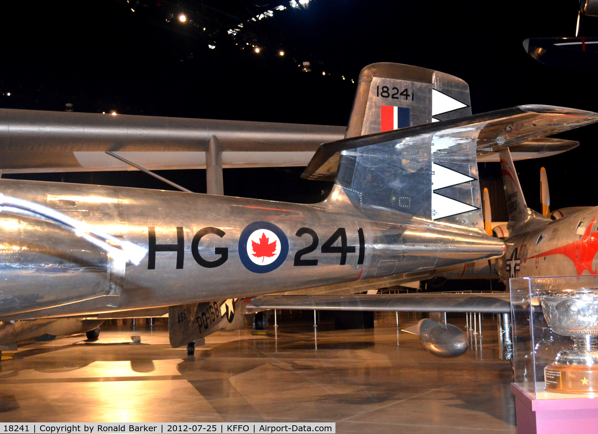 18241, 1954 Avro Canada CF-100 Mk.4A Canuck C/N 141, AF Museum