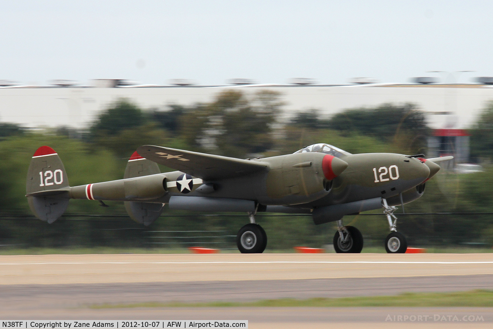 N38TF, 1944 Lockheed P-38M C/N 44-53095, At the 2012 Alliance Airshow -Fort Worth, TX