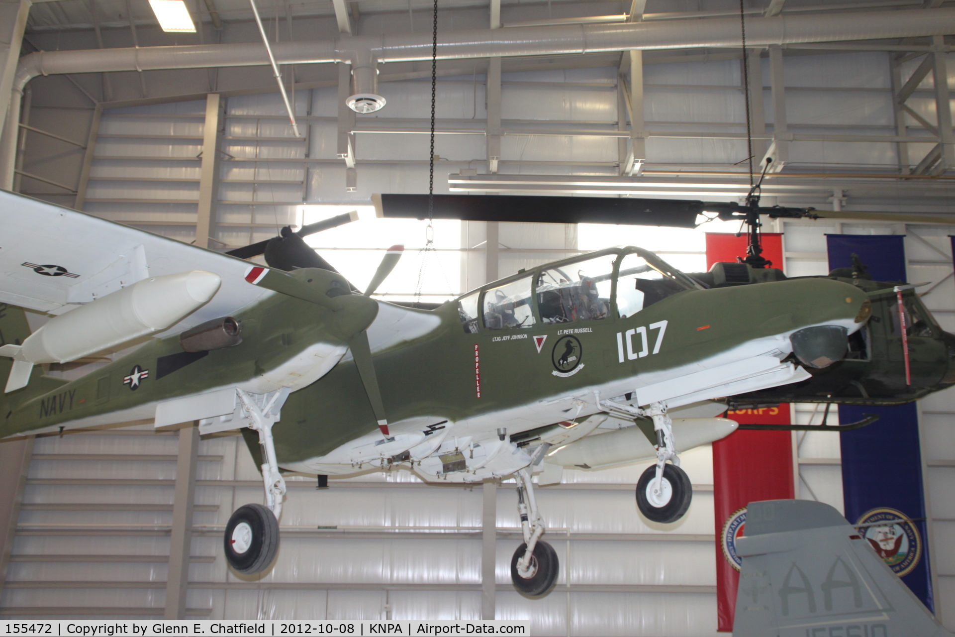 155472, North American Rockwell OV-10D Bronco C/N 305-83, Naval Aviation Museum