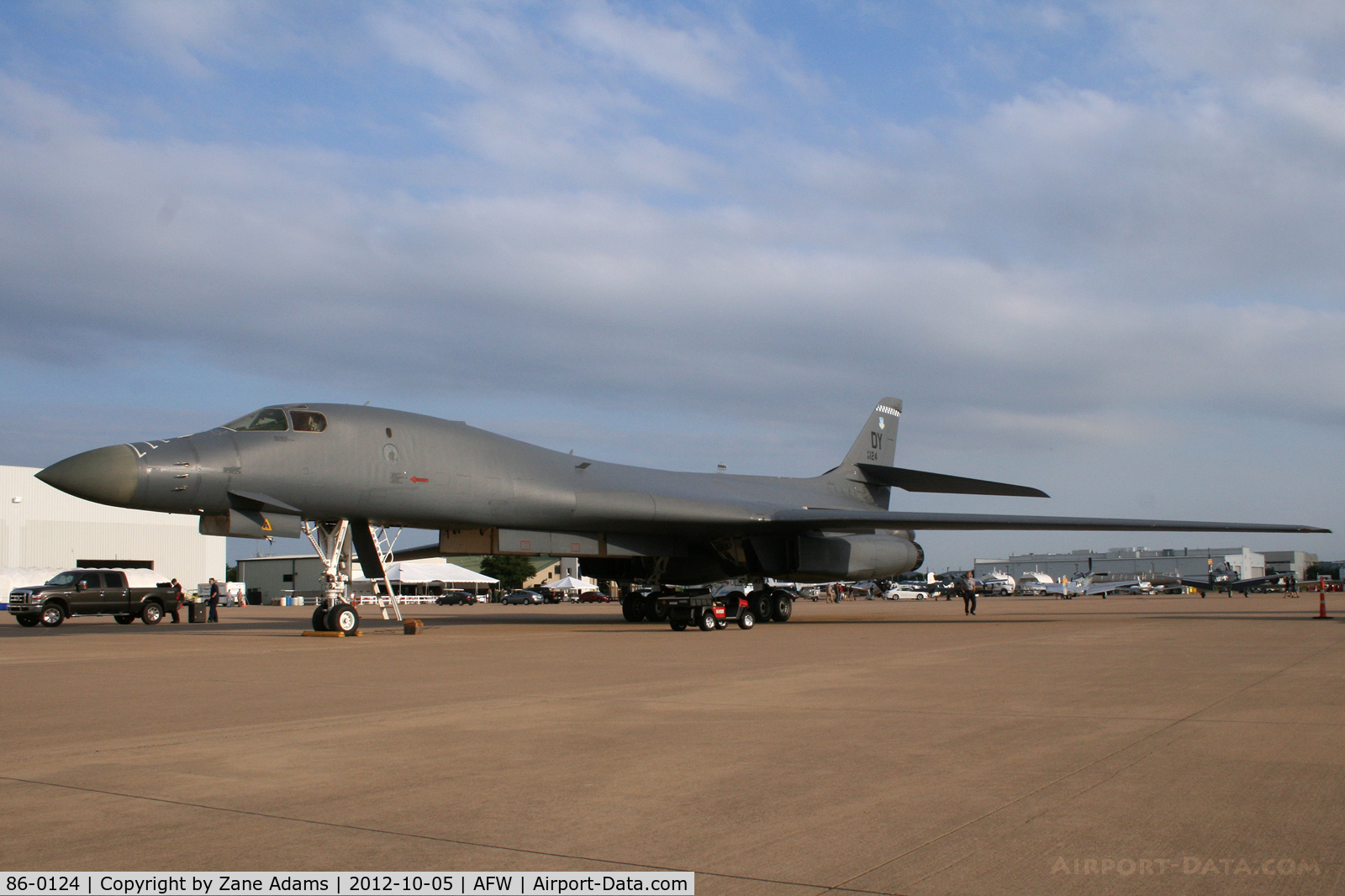 86-0124, 1986 Rockwell B-1B Lancer C/N 84, At the 2012 Alliance Airshow - Fort Worth, TX